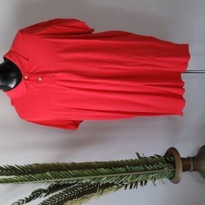 Old Navy red 2 button short sleeve polo shirt